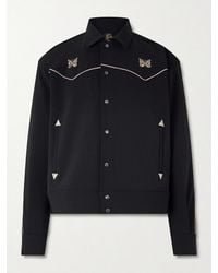 Needles - Piping Cowboy Logo-Embroidered Woven Jacket - Lyst