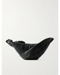 Lemaire - Croissant Small Full-Grain Leather Messenger Bag - Lyst