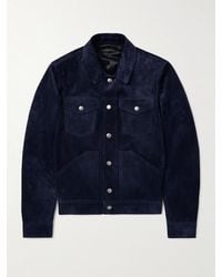 Tom Ford - Slim-fit Suede Jacket - Lyst