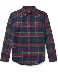 Portuguese Flannel - Faru Button-Down Collar Checked Cotton-Flannel Shirt - Lyst