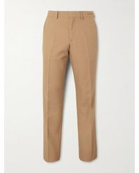 Burberry - Clarence Slim-Fit Wool And Silk-Blend Twill Suit Trousers - Lyst