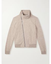 Rick Owens - Bauhaus Wool And Cotton-Blend Zip-Up Sweater - Lyst