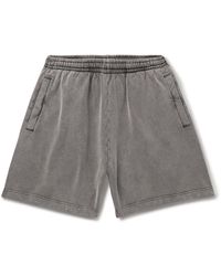 Acne Studios - Rego Straight-Leg Cotton-Jersey Shorts - Lyst