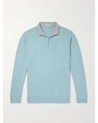 Peter Millar - Crown Comfort Cotton-blend Half-zip Sweater - Lyst