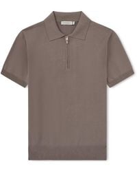 Canali - Cotton-Jersey Polo Shirt - Lyst