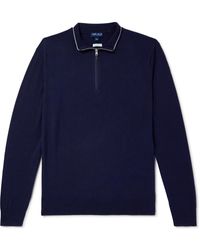 Peter Millar - Excursionist Flex Wool-Blend Half-Zip Sweater - Lyst