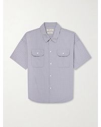 Remi Relief - Checked Cotton-Poplin Shirt - Lyst