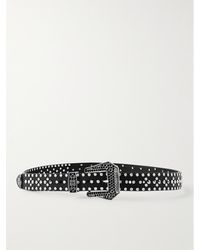 Givenchy - 3cm Crystal-embellished Leather Belt - Lyst