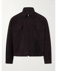 Kaptain Sunshine - Cotton And Linen-blend Jacket - Lyst