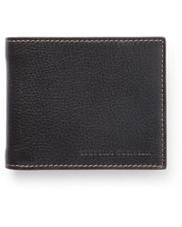 Brunello Cucinelli - Full-grain Leather Billfold Wallet - Lyst
