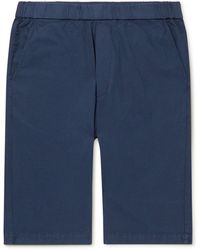 Barena - Agro Maestra Straight-leg Stretch Cotton And Linen-blend Shorts - Lyst