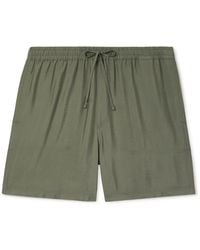 NN07 - Ryder 5971 Straight-Leg Crinkled Tencel Modal-Blend Drawstring Shorts - Lyst