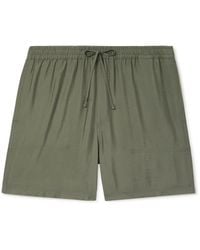 NN07 - Ryder 5971 Straight-Leg Crinkled Tencel Modal-Blend Drawstring Shorts - Lyst