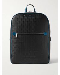Serapian - Leather-Trimmed Stepan Coated-Canvas Backpack - Lyst