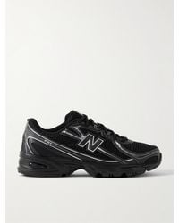 New Balance - 740 Sneakers aus Mesh mit Metallic-Lederbesatz - Lyst