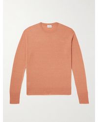 Kingsman - Cashmere And Linen-blend Sweater - Lyst