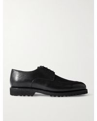Majordome - M32 Split-toe Cross-grain Leather Derby Shoes - Lyst