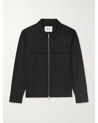 NN07 - Alban 1088 Recycled Grain De Poudre Overshirt - Lyst