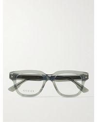 Gucci - Nouvelle Brille mit D-Rahmen aus Azetat - Lyst