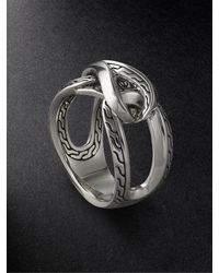John Hardy Asli Silver Ring - Metallic