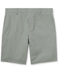 Paul Smith - Straight-Leg Linen, Cotton And Lyocell-Blend Shorts - Lyst