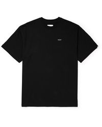 WTAPS - Logo-embroidered Cotton-jersey T-shirt - Lyst
