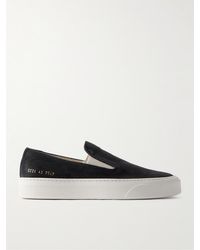 Common Projects - Sneakers slip-on in camoscio - Lyst