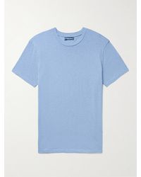 Frescobol Carioca - Lucio Cotton And Linen-blend Jersey T-shirt - Lyst
