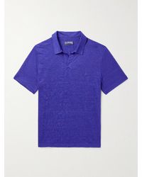 Vilebrequin - Pyramid Linen-Jersey Polo Shirt - Lyst