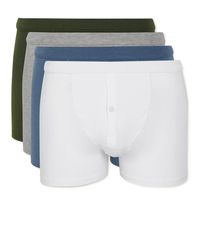 Hamilton and Hare Five-pack Stretch Lyocell And Cotton-blend Boxer Briefs - Multicolor