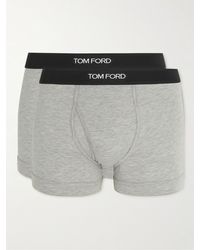 Tom Ford - Confezione da due boxer in misto cotone e modal stretch - Lyst