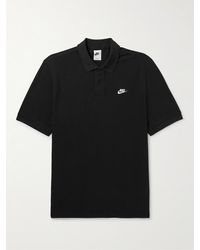 Nike - Club Logo-embroidered Cotton-piqué Polo Shirt - Lyst