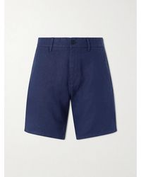 NN07 - Aden 1454 Straight-Leg Linen Shorts - Lyst