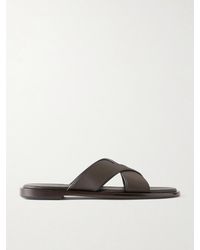 ZEGNA - Leather Sandals - Lyst