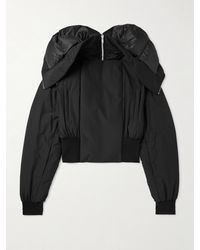 Rick Owens - Moncler Alice Quilted Cotton-blend Shell Hooded Down Jacket - Lyst