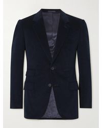 Kingsman - Slim-fit Cotton And Cashmere-blend Corduroy Suit Jacket - Lyst
