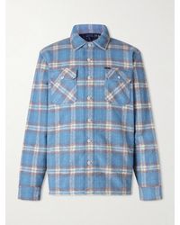 Polo Ralph Lauren - Padded Checked Wool-blend Overshirt - Lyst