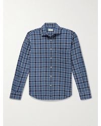 Hartford - Paul Checked Cotton-Flannel Shirt - Lyst