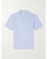 Frescobol Carioca - Faustino Terry Cotton Blend Polo Shirts - Lyst