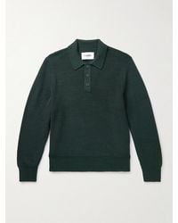 Corridor NYC - Ribbed Organic Mercerised Cotton Polo Shirt - Lyst