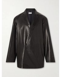 Fear Of God - Double-breasted Leather Jacket - Lyst