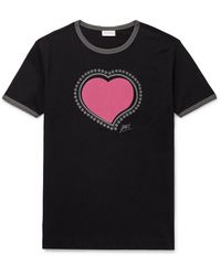 Dries Van Noten - Slim-Fit Appliquéd Printed Cotton-Jersey T-Shirt - Lyst