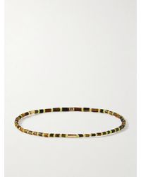 Luis Morais - Gold Multi-stone Beaded Bracelet - Lyst