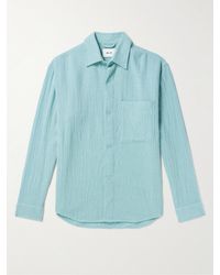NN07 - Adwin 5366 Wool-blend Flannel Overshirt - Lyst