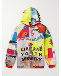 Liberal Youth Ministry - Printed Jersey Hoodie - Lyst