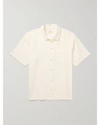Folk - Gabe Cotton And Linen-blend Shirt - Lyst