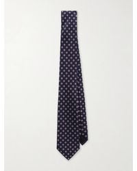 Saint Laurent - 7cm Silk-jacquard Tie - Lyst