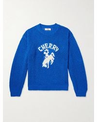 CHERRY LA - Intarsia Cotton Sweater - Lyst