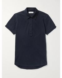 Orlebar Brown - Sebastian Slim-fit Cotton-piqué Polo Shirt - Lyst