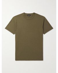 Tom Ford - Schmal geschnittenes T-Shirt aus Jersey aus einer Lyocell-Baumwollmischung - Lyst